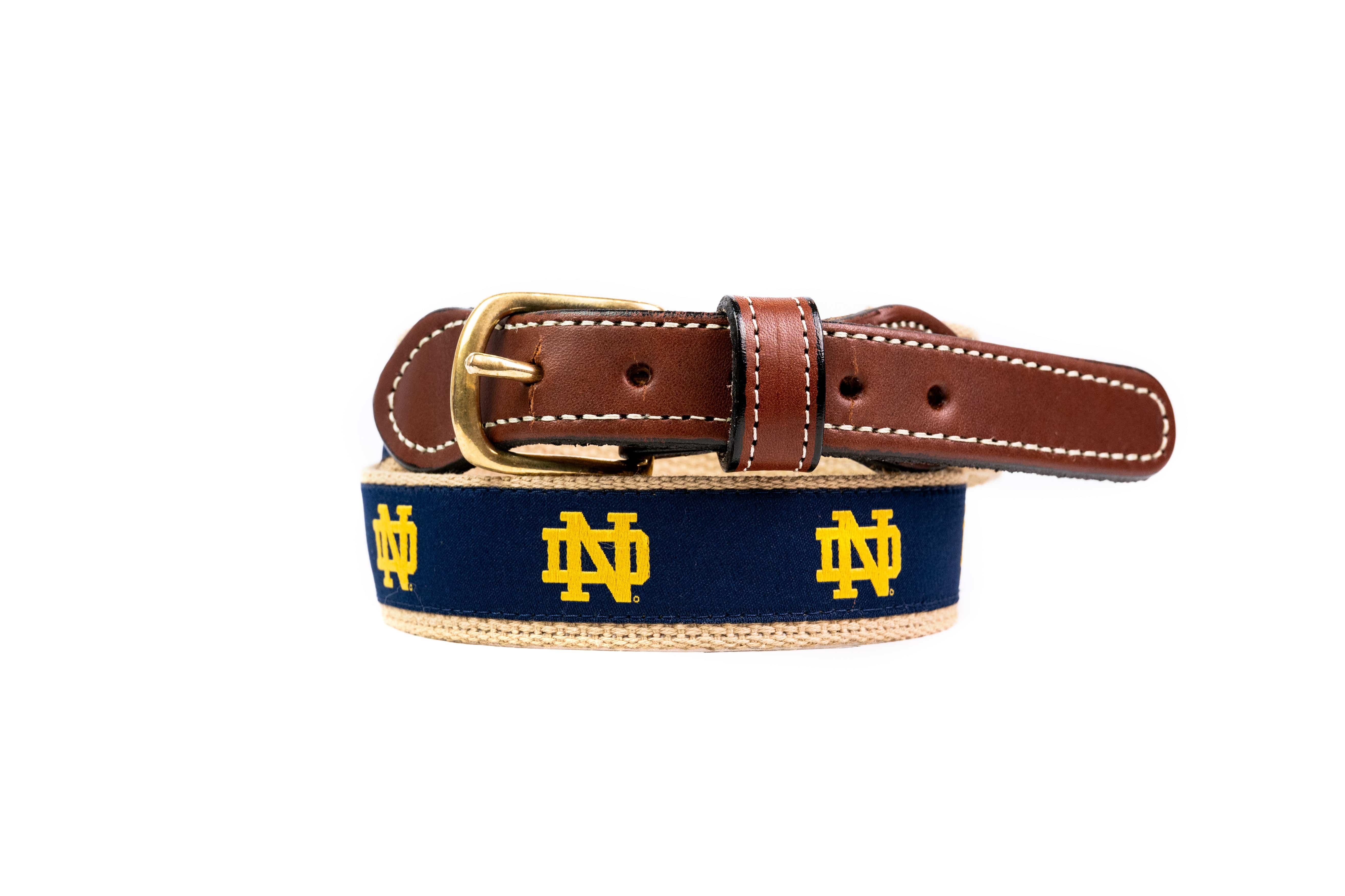 UNIVERSITY OF NOTRE DAME CLASSIC BELT 32 UNIVERSITY OF NOTRE DAME CLASSIC BELT 32
